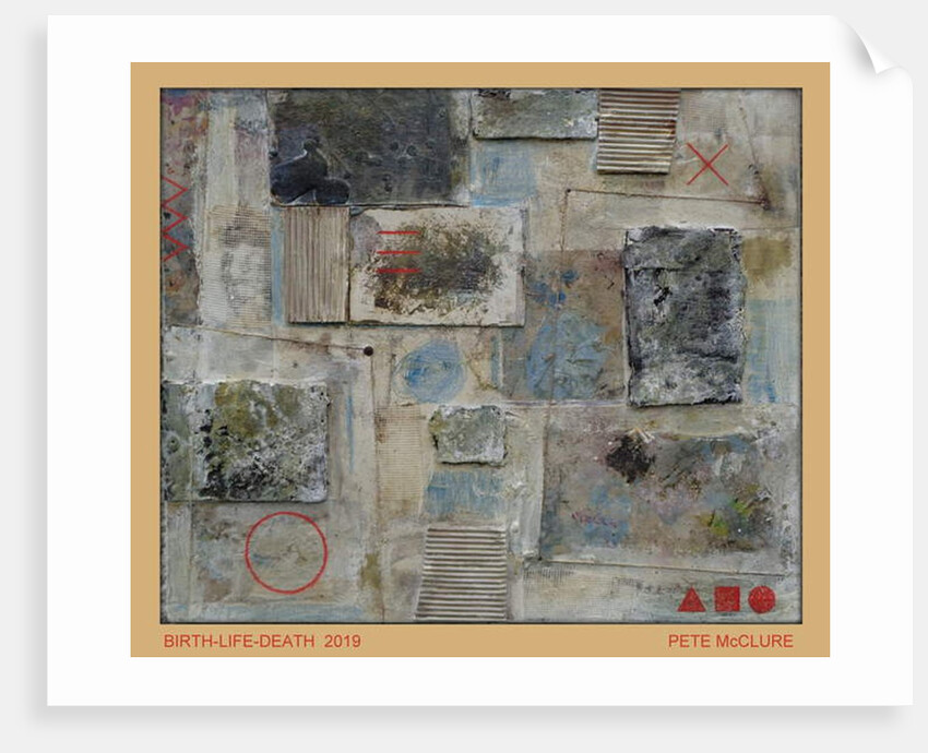 BIRTH-LIFE-DEATH, 2019 by Peter McClure