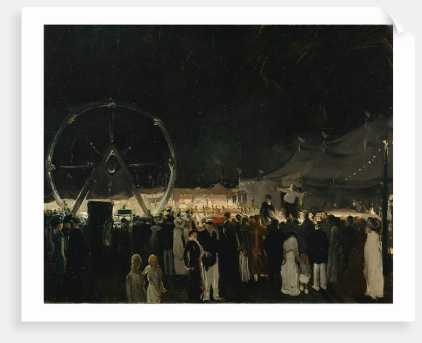 Outside the Big Tent, 1912 by George Wesley Bellows