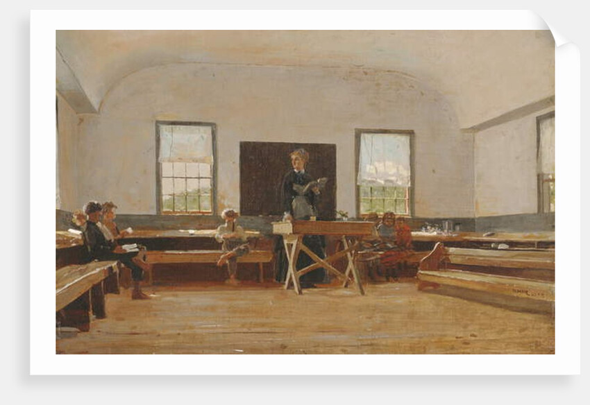 Country School, 1873 by Winslow Homer
