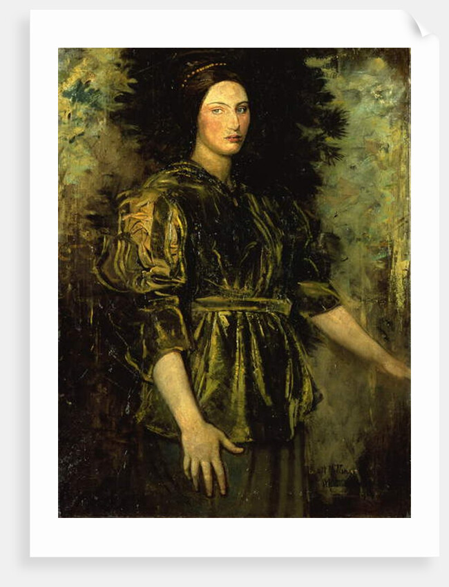 Woman in Green Velvet, 1918 by Abbott Handerson Thayer