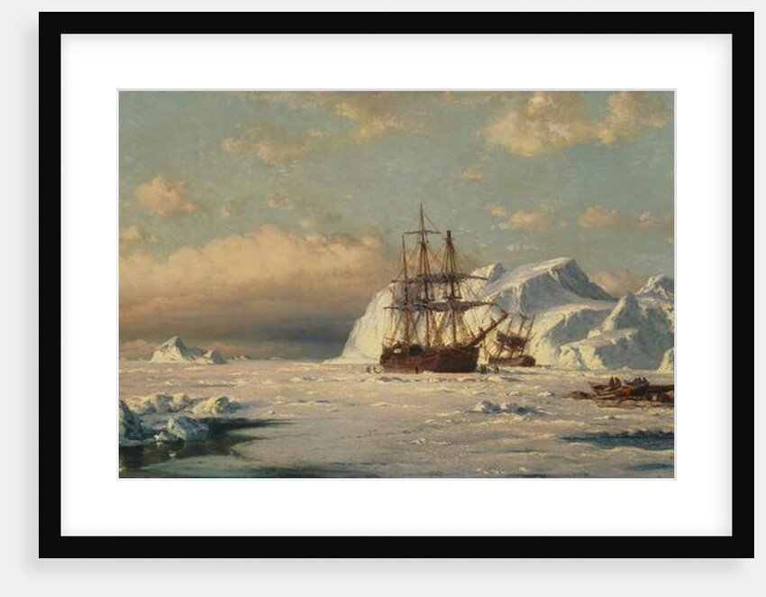 Caught in the Ice Floes, after 1870 by William Bradford