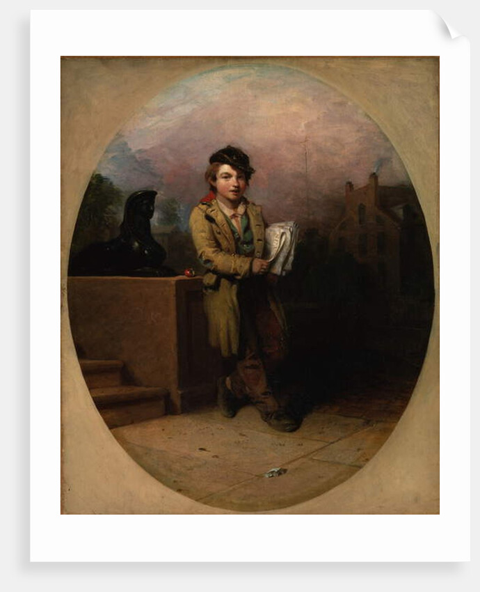 News Boy, 1841 by Henry Inman