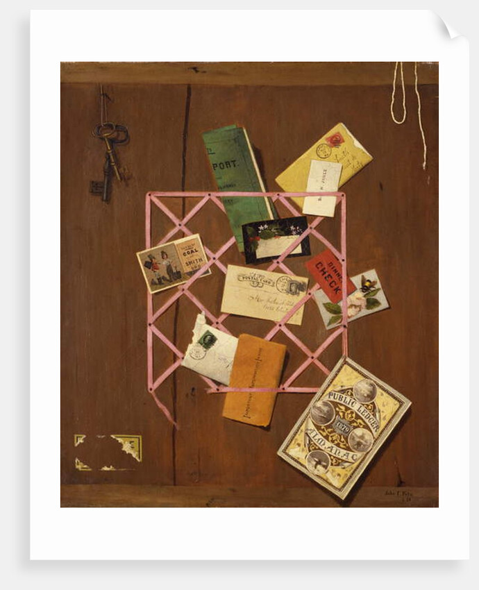 Office Board for Smith Brothers Coal Company, 1879 by John Frederick Peto