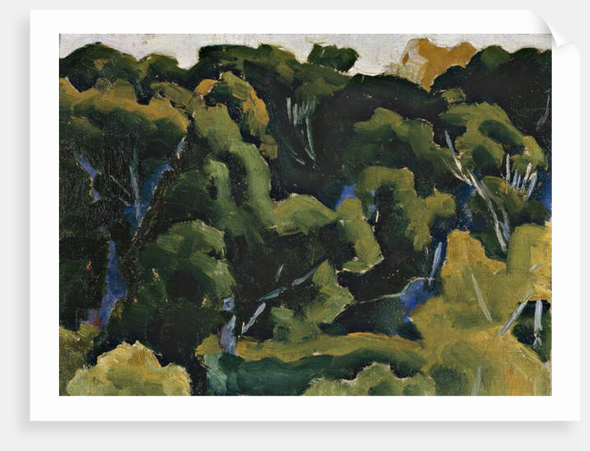 Landscape in Green, c.1911-12 by Morton Livingston Schamberg