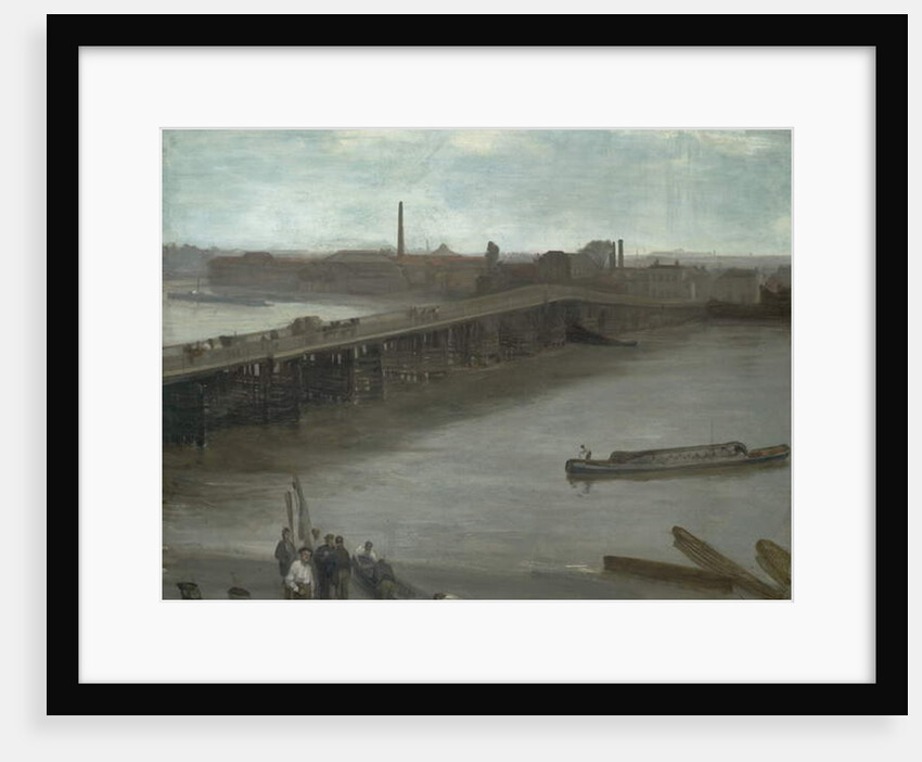 Brown and Silver: Old Battersea Bridge, 1859-63 by James Abbott McNeill Whistler