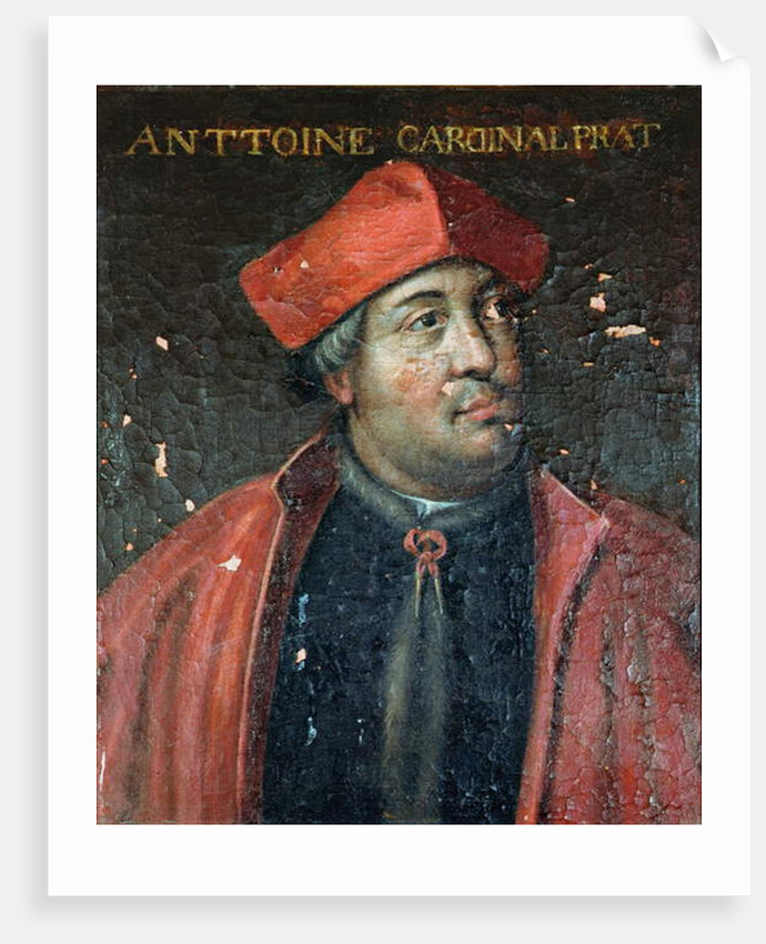 Cardinal Antoine Duprat, papal legate, 1617-38 by French School