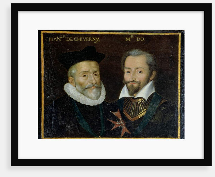 Portrait of Philippe Hurault Count of Cheverny and Francois Marquis of O, 1617-38 by French School