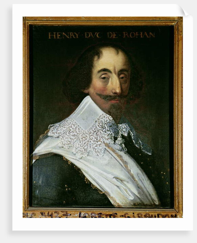 Henri Duke of Rohan, 1617-38 by French School