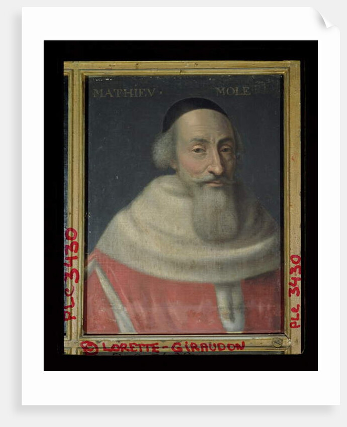 Portrait of Mathieu Mole Lord of Champlatre by French School