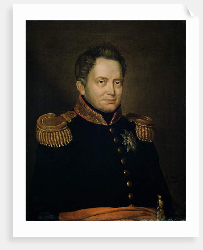 Portrait of Willem Frederik Prince of Orange, 1830 by Charles Louis Acar