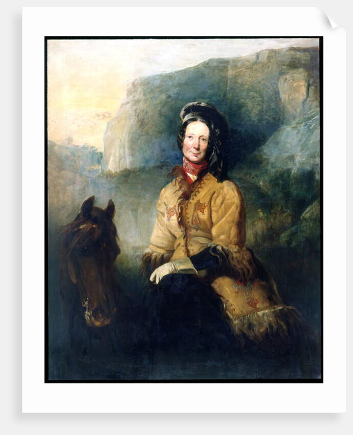 Lady Florentia Sale, on retreat from Kabul, The Kabul Disaster, 1842 by Richard Thomas Bott