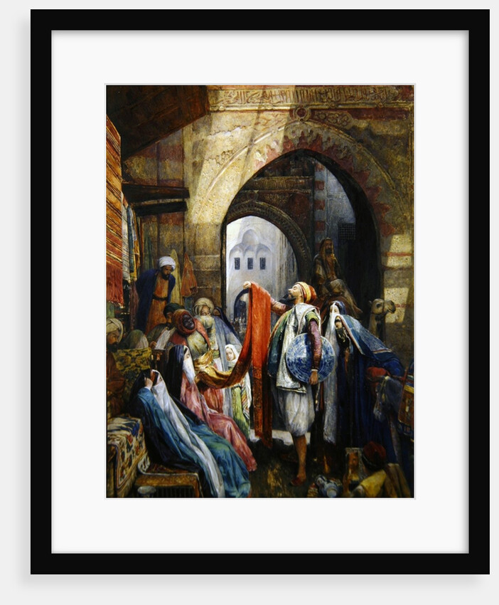 A Cairo Bazaar - The Della'l, 1875 by John Frederick Lewis