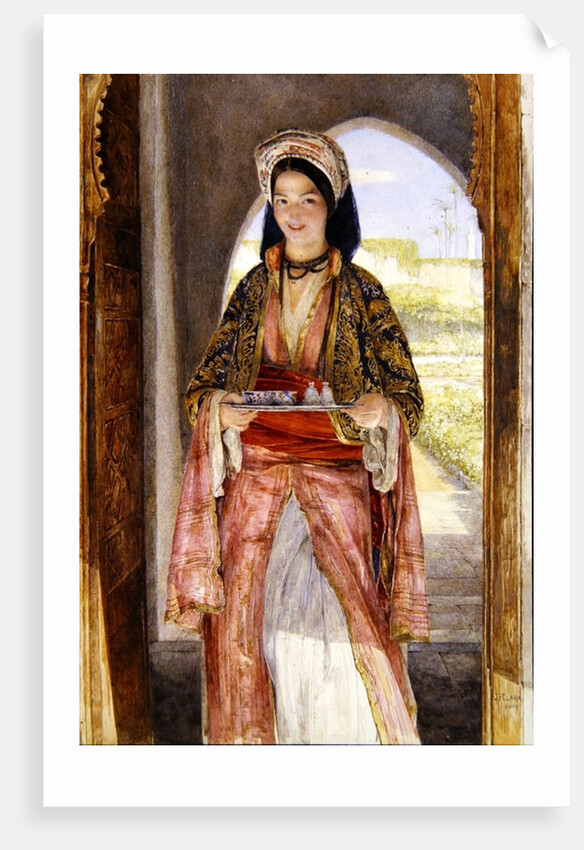 An Eastern Girl Carrying a Tray, 1859 by John Frederick Lewis