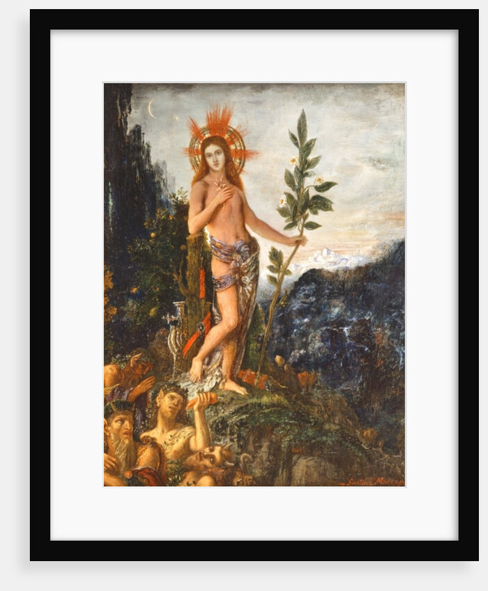 Apollo Receiving the Shepherds' Offerings, 1893-95 by Gustave Moreau