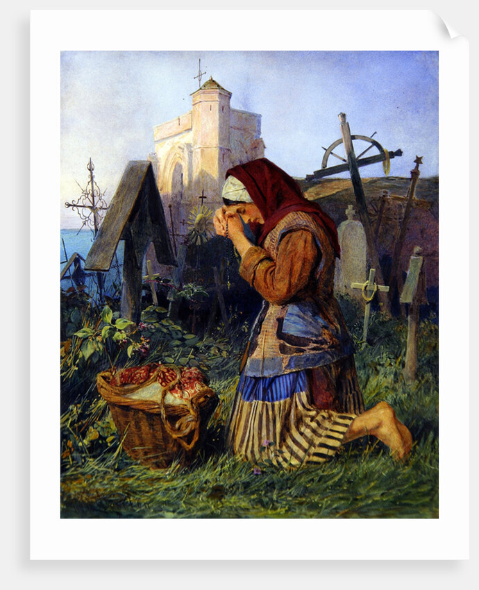 Knelt in Prayer by John Absolon