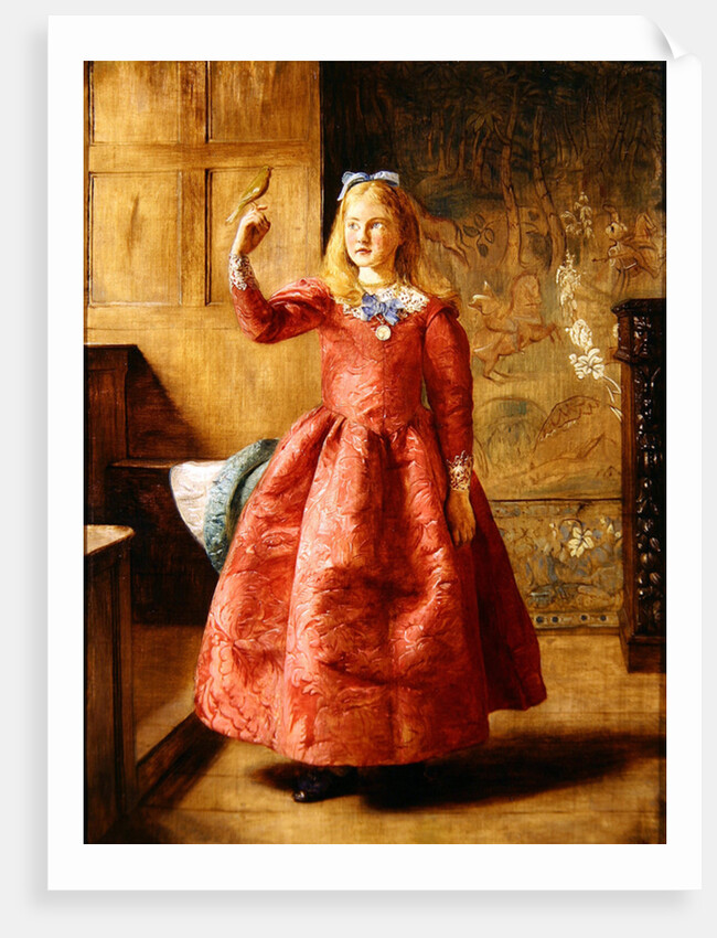 Girl with Linnet, 1865 by James Archer