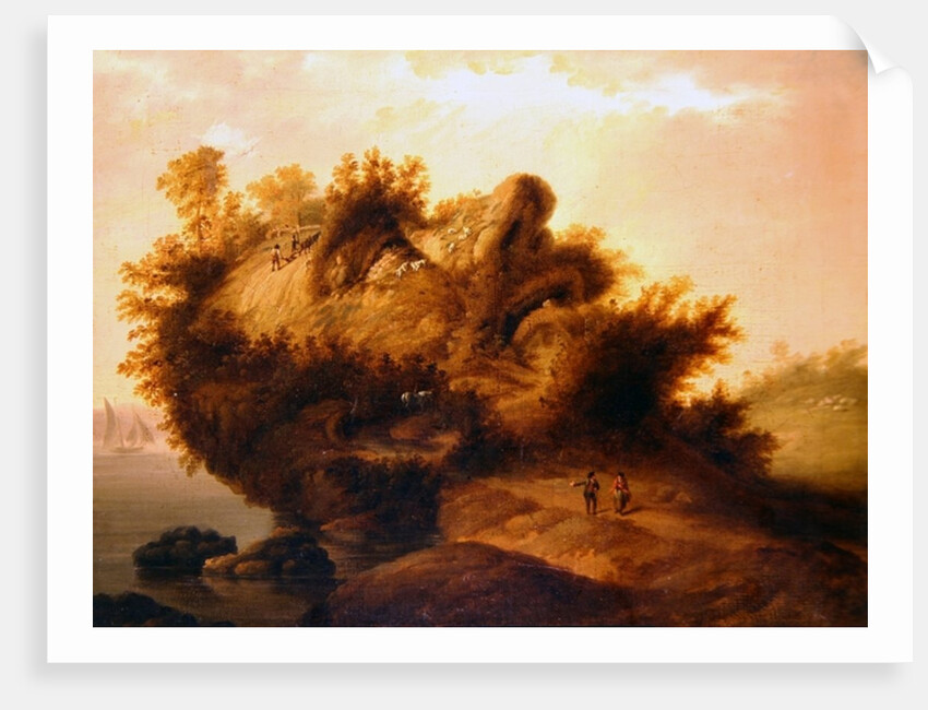 Landscape Head by English School