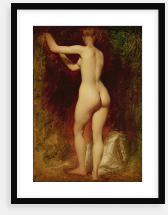 Female Nude from behind by William Etty