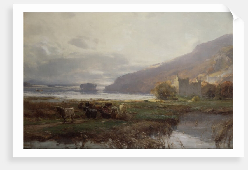 Kilchurn Castle, Lock Awe, 1879 by David Farquharson