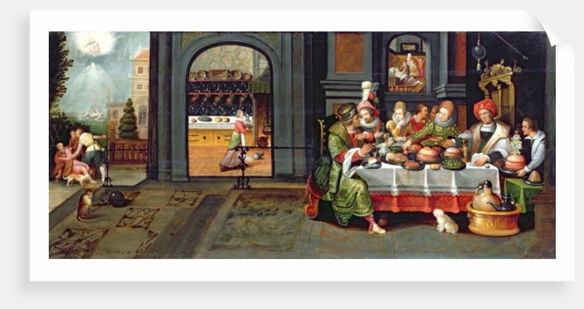 Lazarus in the House of the Rich Man, 1610 by Hieronymus II Francken