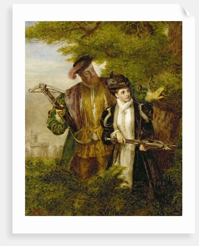King Henry and Anne Boleyn Deer shooting in Windsor Forest, 1903 by William Powell Frith