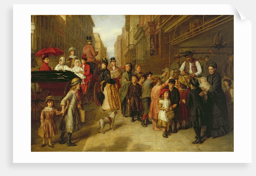Poverty and Wealth, 1888 by William Powell Frith