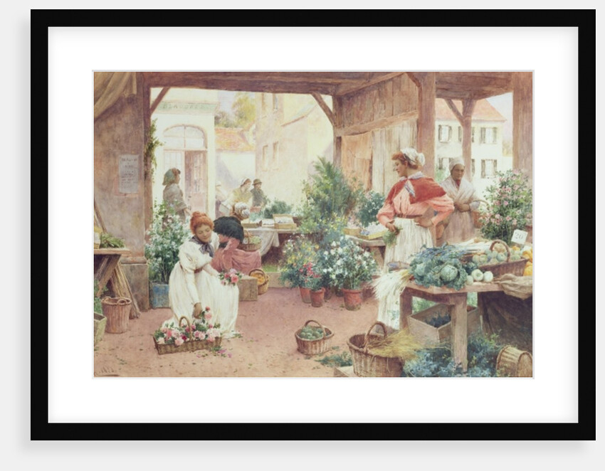 Early Morning Market, 1898 by Alfred Jr. Glendening