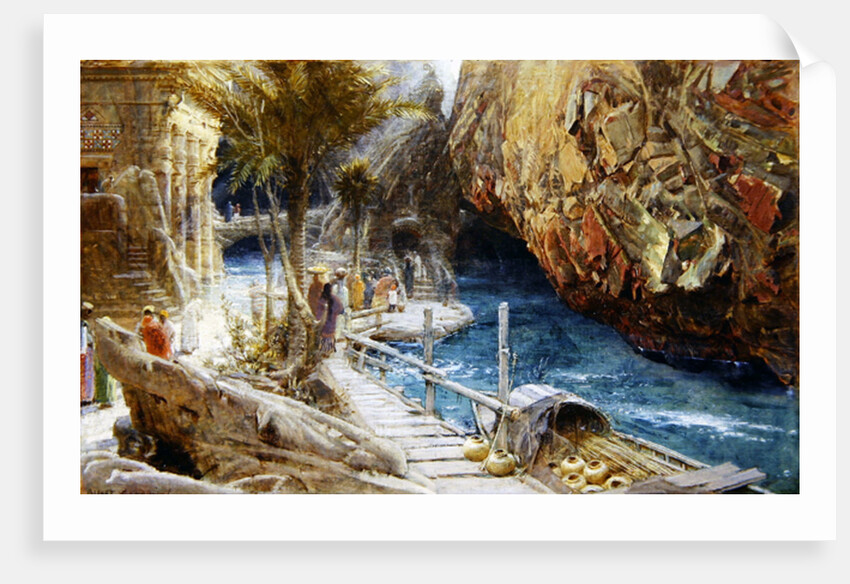 The Source of the Sacred River by Albert Goodwin