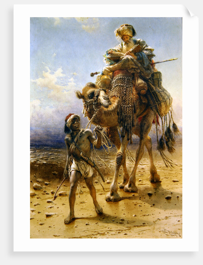 Crossing the Desert, 1869 by Carl Haag