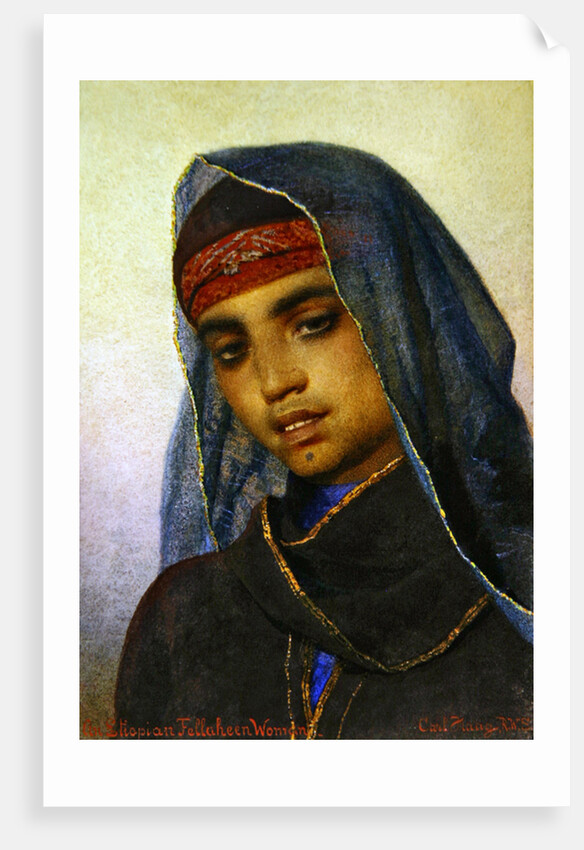 An Ethiopian Fellaheen Woman by Carl Haag