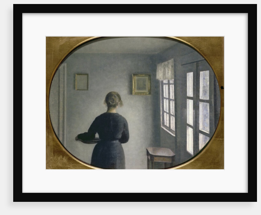 Interior, 1910 by Vilhelm Hammershoi