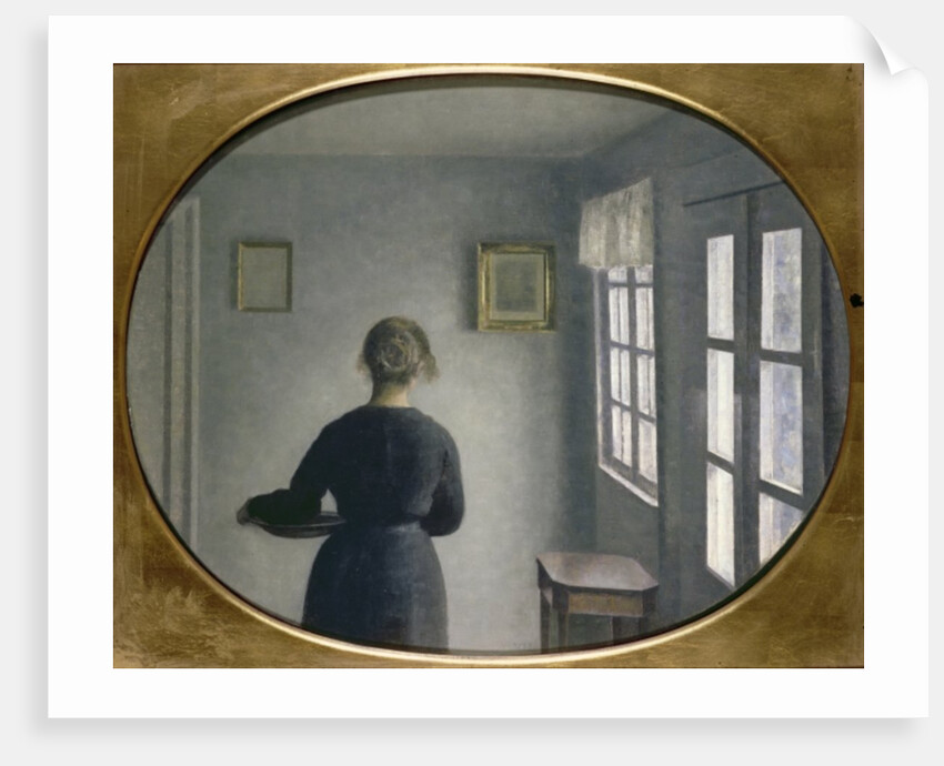 Interior, 1910 by Vilhelm Hammershoi