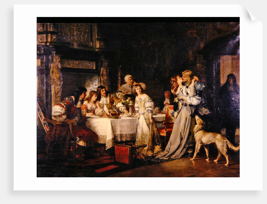 The Return, 1870 by Carl Heinrich Hoff