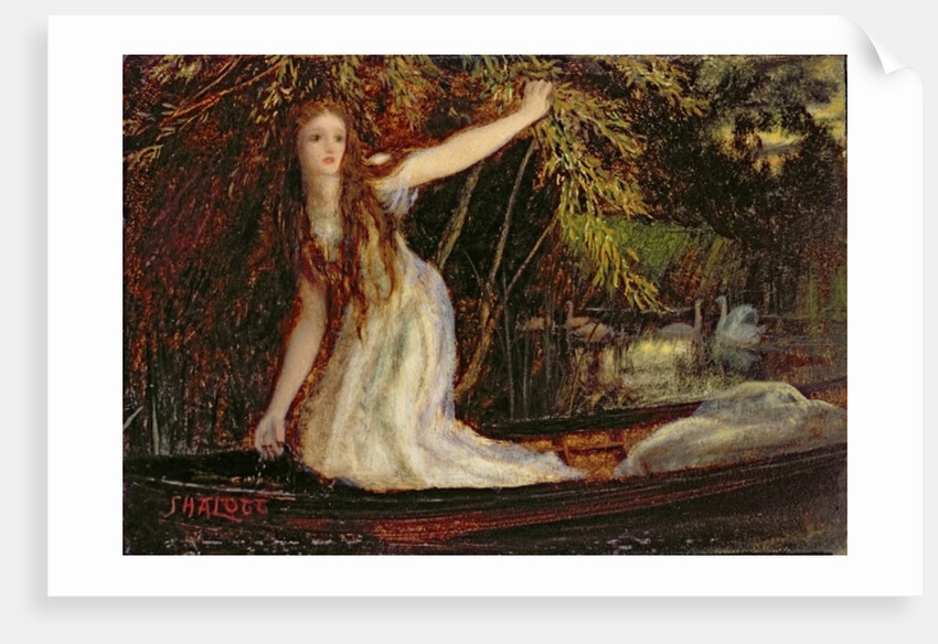 The Lady of Shalott by Arthur Hughes