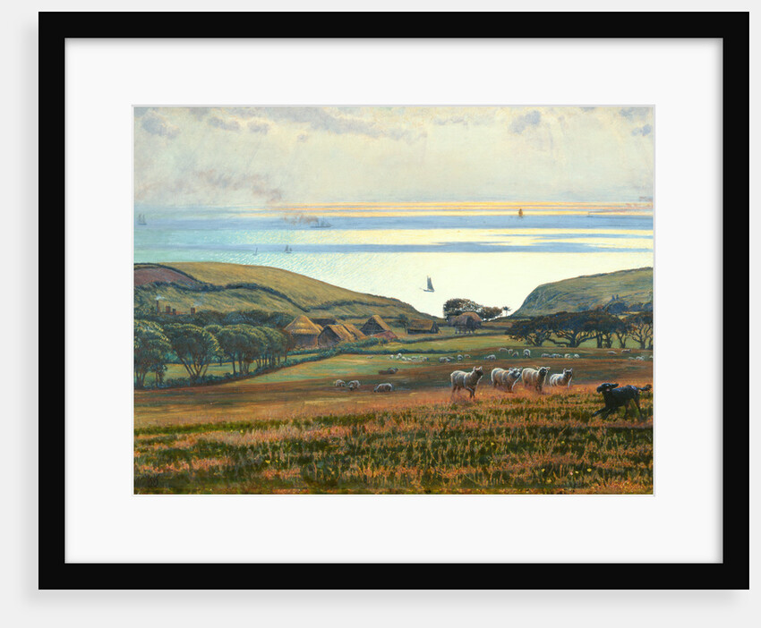 Fairlight Downs, Sunlight on the Sea by William Holman Hunt