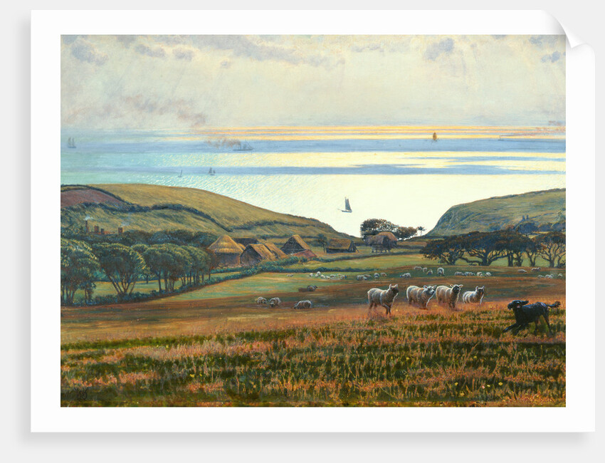 Fairlight Downs, Sunlight on the Sea by William Holman Hunt