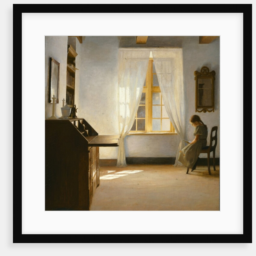 Girl Reading, 1901 by Peter Vilhelm Ilsted
