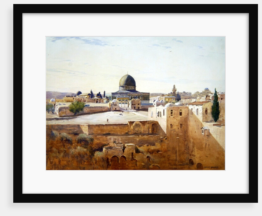 Dome of the Rock, c.1905 by Stanley Inchbold