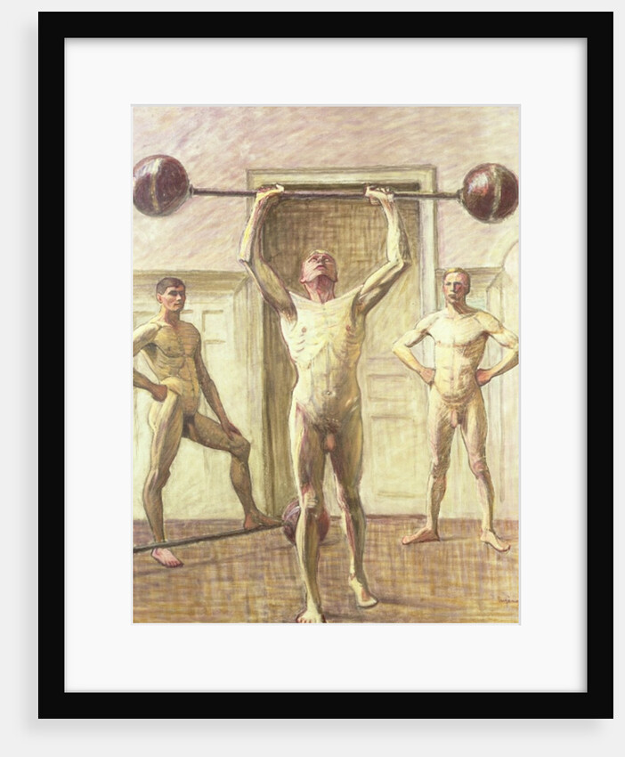 Pushing Weights with Two Arms, Number 3, 1914 by Eugene Jansson