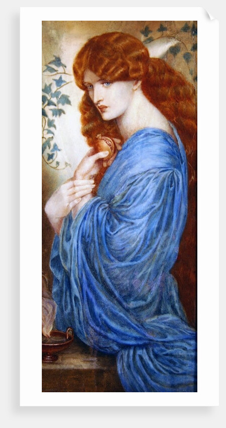 Proserpine after Gabriel Dante Rossetti, c.1890 by A. Corsi Lalli