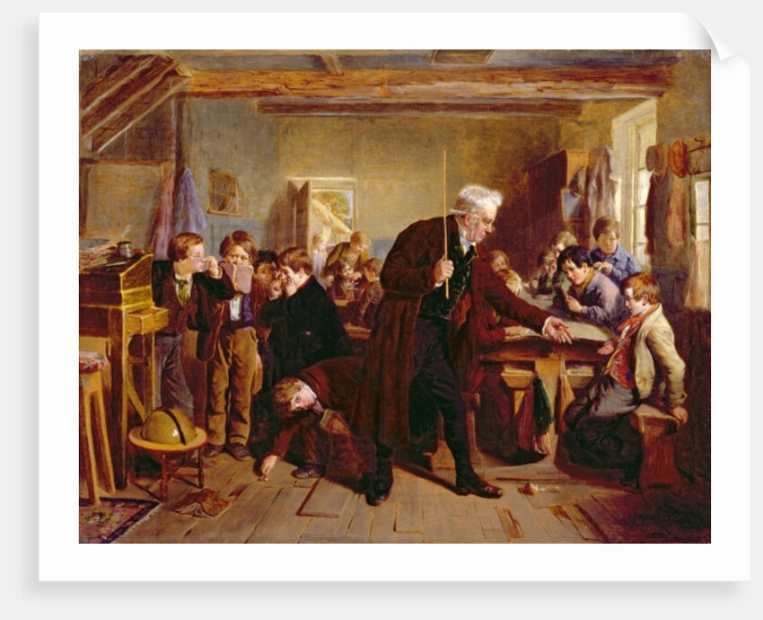 The Village School, 1857 by William Henry Knight