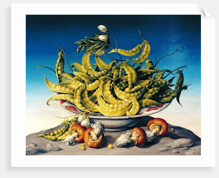 Peas in a Bowl by Amelia Kleiser