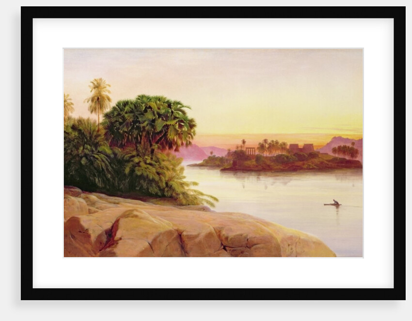 Philae, Egypt by Edward Lear