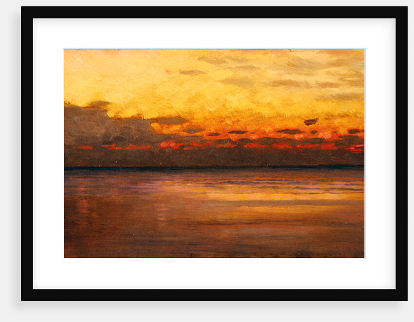 Sunset over the Sea by William Bright Morris