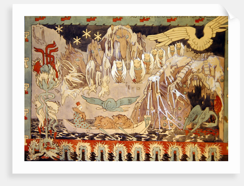 In the Giants' Den, 1893 by Gerhard Peter Frantz Vilhelm Munthe