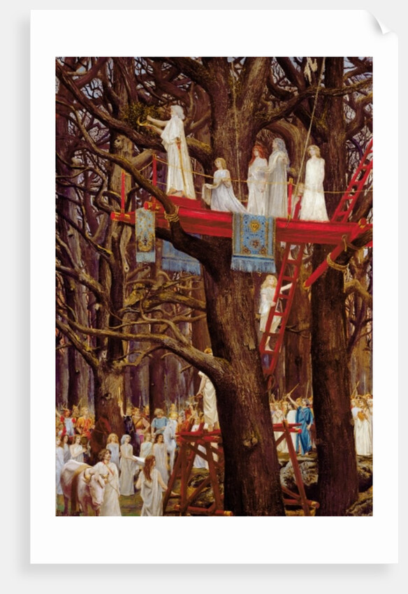 Druids Cutting the Mistletoe on the Sixth Day of the Moon, c.1900 by Henri-Paul Motte