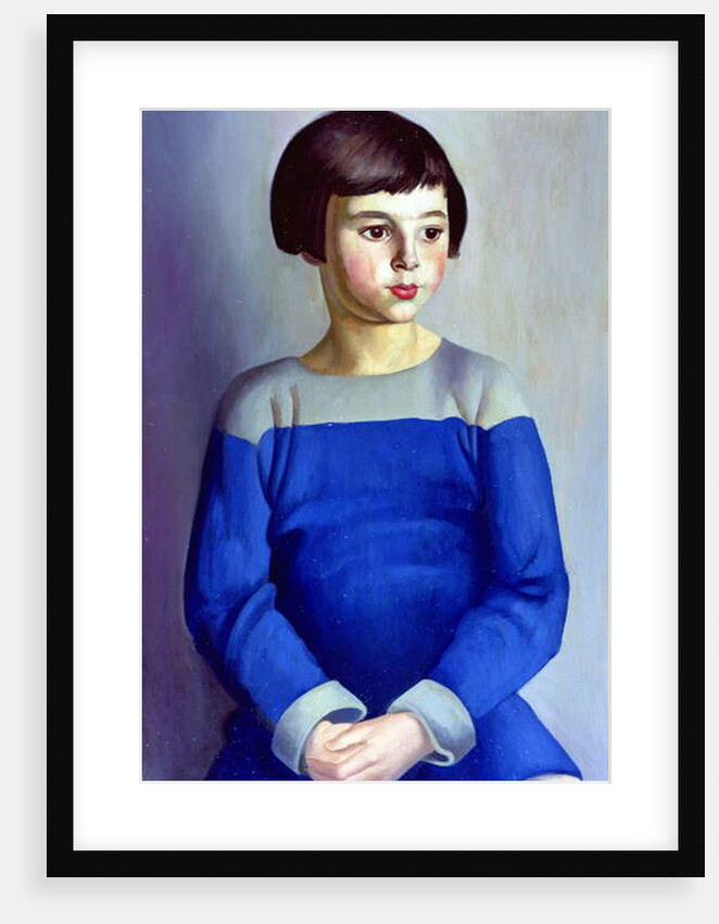 Child in Blue, 1918 by Bernard Meninsky