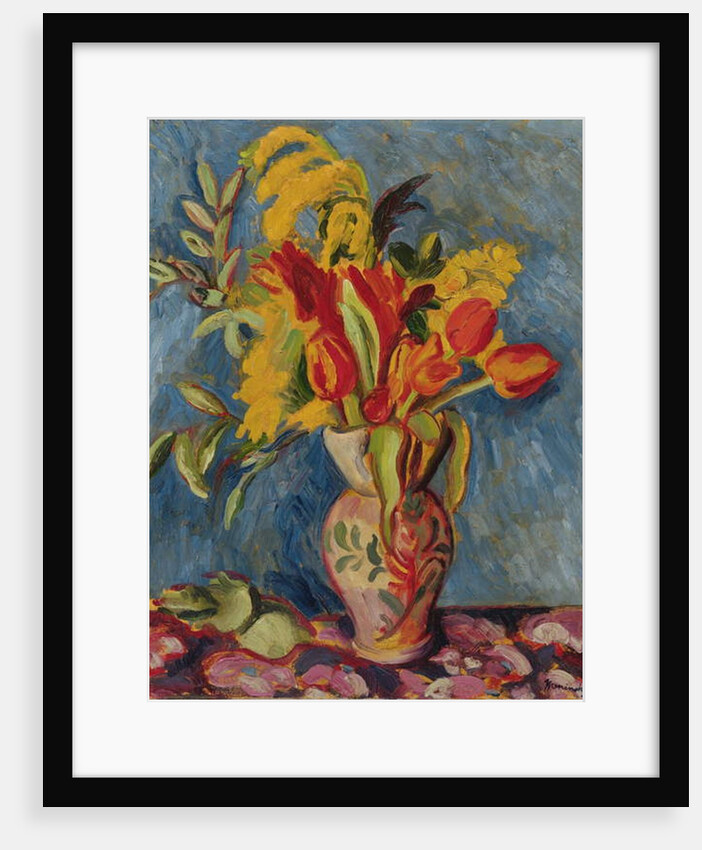 Still Life with Flowers in a Jug, c.1920 by Bernard Meninsky