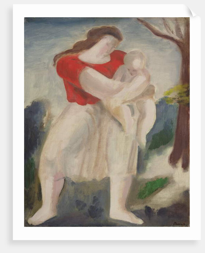 Mother and Child, c.1940 by Bernard Meninsky