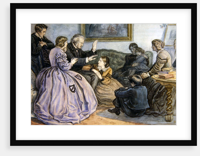 Christmas Story-Telling, A Winter's Tale, 1862 by John Everett Millais
